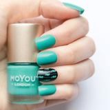 VERNIS STAMPING ELECTRIC TEAL  9ml  MOYOU