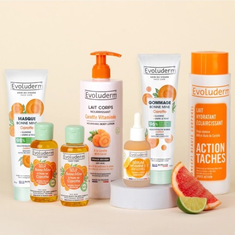 KIT de 7 produits de la gamme Carotte  Evoluderm