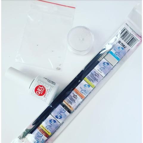 KIT Tartofraises  nail art  AQUARELLE
