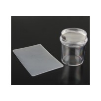 TAMPON TRANSPARENT ROND #CRYSTAL CLEAR STAMPER EF EXCLUSIVE