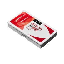 SOFT GEL TIPS LONG COFFIN IBD capsules  pour poses américaines