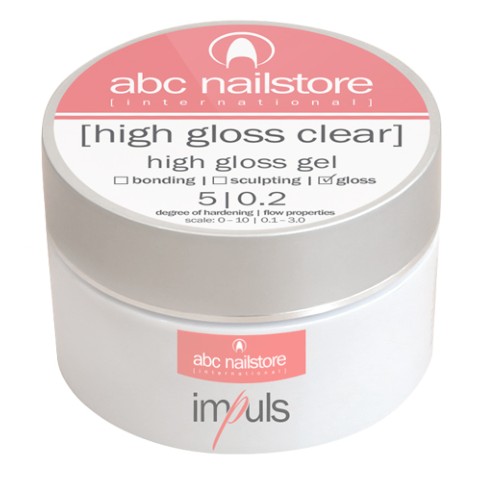 Gel UV HIGH GLOSS CLEAR Impuls 15gr ABC NAILSTORE