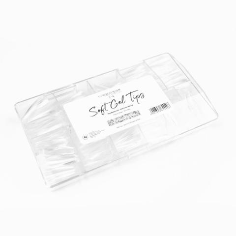 Boîte de Soft Gel Tips Long Coffin 500 pcs pour poses américaines