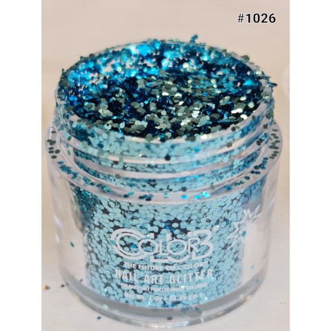 NAIL ART GLITTER COLOR CLUB #1026