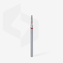 Embout Manucure STALEKS Diamond Nail Drill Bit, FRUSTUM, Red, Head Diameter 1.8 Mm