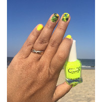 VERNIS A ONGLES VERNIS COLOR CLUB YELLIN YELLOW #AN10 POPTASTIC NÉON COLOR CLUB