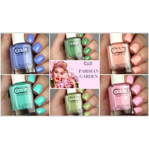 KIT de 6 Vernis semi permanent COLOR CLUB PARISIAN GARDEN