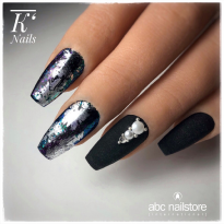 Gel couleur -NOIR - Artistgel Black Velvet #527 ABC-NAILSTORE