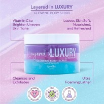 Gommage corps vitamine C Blossom LAYERED IN LUXURY Glowing Body Scrub 300ml – Vanilla
