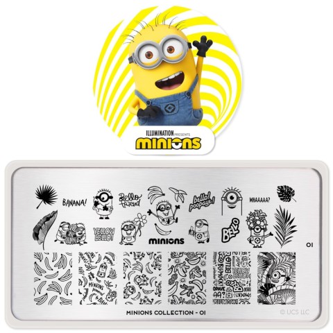 Plaque MOYOU Collection MINIONS  01