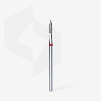 Embout Manucure STALEKS Diamond Nail Drill Bit, "Ball", RED, Head Diameter 2.1 Mm