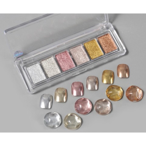 PALETTE DE 6 PIGMENTS MIROIR POUR NAIL ART #06