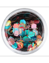 RUB Glitter EF Exclusive #4 CONFETTI HEXAGON