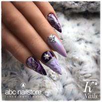 Gel Couleur #1108 XMAS & NEW YEAR CELEBRATION MIDNIGHT GLOW ABC NAILSTORE artistgel 