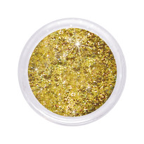 Dazzling glitter 0,6 mm, multi gold #108, 6 g