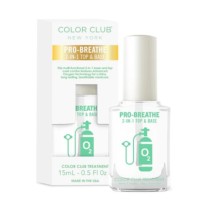 2 EN 1 BASE ET TOP COAT VERNIS A ONGLES PRO BREATHE  COLOR CLUB