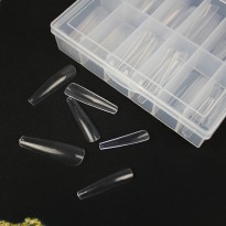 Capsules Transparentes Forme COFFIN XL Pour pose classique ou Américaine