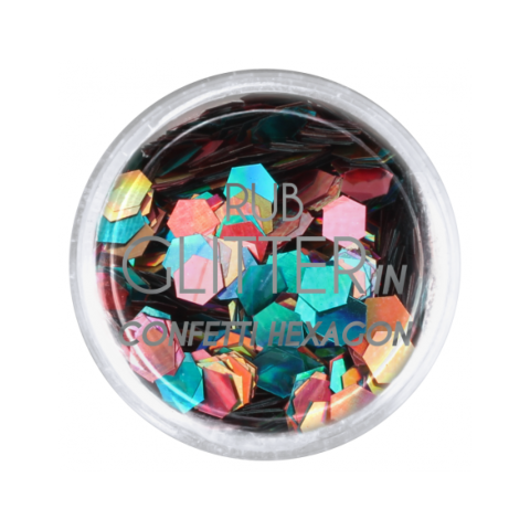 RUB Glitter EF Exclusive #4 CONFETTI HEXAGON