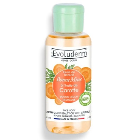 Huile de Beauté Bonne Mine à l’huile de Carotte 100ml  Evoluderm