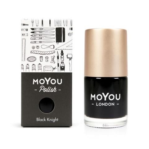 VERNIS STAMPING BLACK KNIGHT 15ml  MOYOU