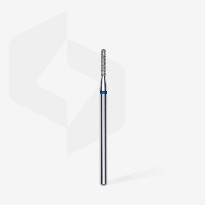 Embout Manucure STALEKS Diamond Nail Drill Bit, Rounded "Cylinder", Blue, Head Diameter 1.4 Mm