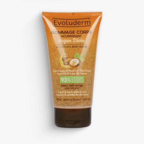 Gommage Corps Nourrissant Argan Divin 150ml Evoluderm