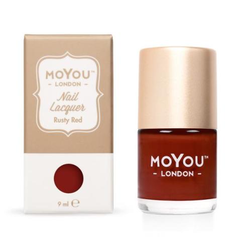 VERNIS STAMPING RUSTY RED  9ml  MOYOU