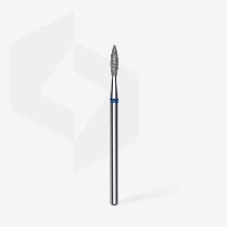 Lot de 10 Embouts Manucure STALEKS Diamond Nail Drill Bit, "Ball", BLUE, Head Diameter 2.1 Mm