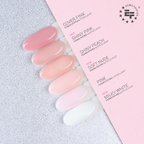 RUBBER BASE 3 en 1 Vernis semi permanent FUSION Pink GELLACCO