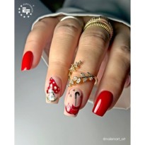 VSP GELme ONE Coat UV/LED Hybrid ESN 8ml Vernis Semi-Permanent #305 CLASSIC RED Couvrance Totale Sans HEMA ni TPO CLASSIC Collection 
