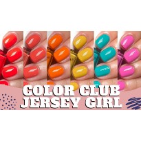 KIT de 5 Vernis semi permanent COLOR CLUB JERSEY GIRL