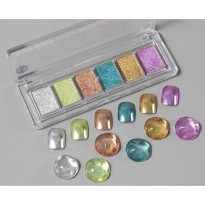 PALETTE DE 6 PIGMENTS MIROIR POUR NAIL ART #03