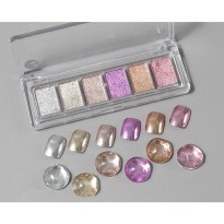 PALETTE DE 6 PIGMENTS MIROIR POUR NAIL ART #02