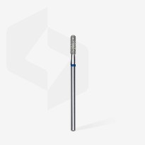 Embout Manucure STALEKS Diamond Nail Drill Bit, Rounded "Cylinder", Blue, Head Diameter 2.3 Mm