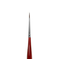 Pinceau de détail DB13R2 SQUIRREL #Roubloff Round Brush Dark Red