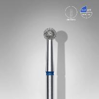 Embout Manucure STALEKS Diamond Nail Drill Bit, "Ball", Blue, Head Diameter 3.5 Mm