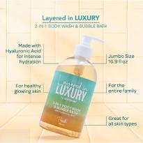Gel douche Blossom 2-IN-1 Body Wash & Bubble Bath 500 ml Peach